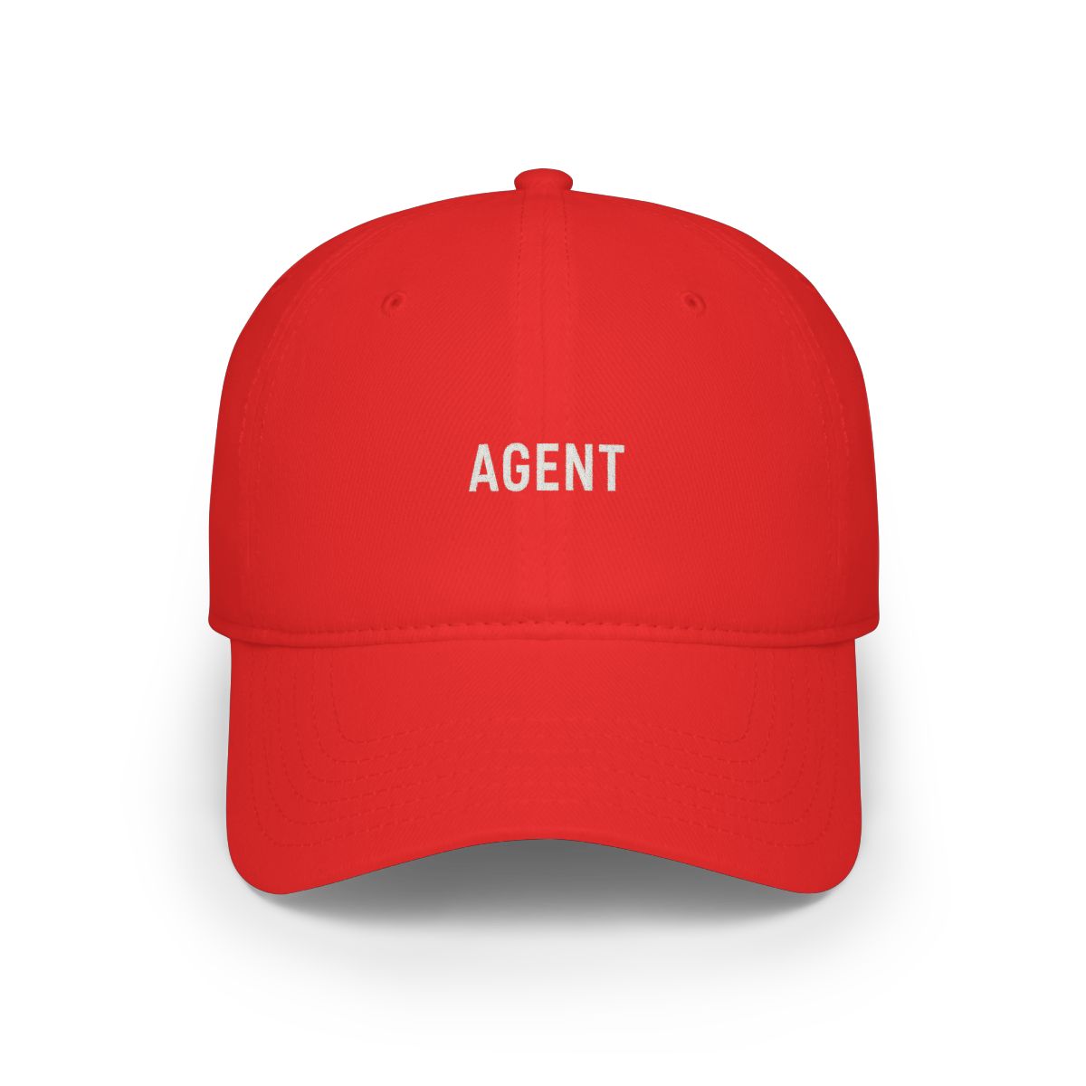 Agent Embroidered Dark Green Baseball Cap